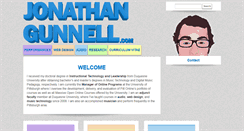Desktop Screenshot of jonathangunnell.com